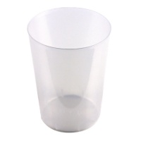 Vasos de 500 ml de plástico transparentes ancho - 25 unidades