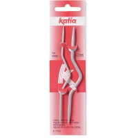 Agujas para punto trenzado de 2 y 5 mm - Katia - 2 unidades