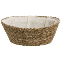 Cesta de 23 x 20 x 8 cm alga ovalada