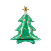 Globo de árbol de Navidad decorado de 94 x 78 cm - Partydeco
