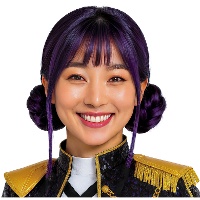 Peluca de K-Pop starry buns para mujer