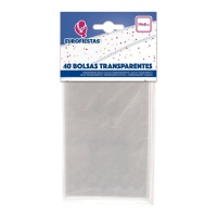 Bolsa para chucherías transparente de 14 x 8 cm - 40 unidades