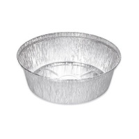 Envase de 21 x 5,7 cm desechable redondo - 125 unidades