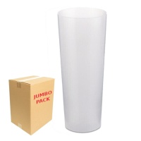 Vasos de 300 ml de plástico transparente tubo - 500 unidades