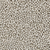 Sprinkles de perlas de 2 mm mini plateadas - FunCakes - 80 gr