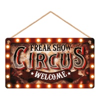 Cartel de Circus de 35 x 20 cm