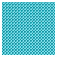 Papel de regalo de mosaico azul de 1,52 x 0,76 m