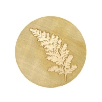 Sello de latón para lacre de Helecho de 2,5 cm - Artemio