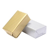 Papel de regalo lunares oro o plata de 2 x 0,70 m - 1 unidad