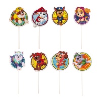 Toppers para tarta de la Patrulla Canina - Dekora - 16 unidades
