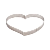 Molde corazón de 18 x 16 x 3,5 cm microperforado - Decora