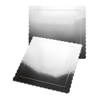 Base para tarta de 25 x 25 x 0,3 cm cuadrada - 1 unidad