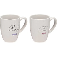 Taza de 350 ml gestos mano surtida - 1 unidad