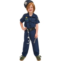 Disfraz de policía oficial infantil