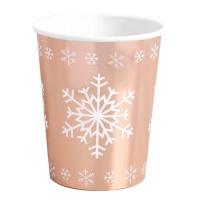 Vasos de 270 ml de Rose Gold - 6 unidades