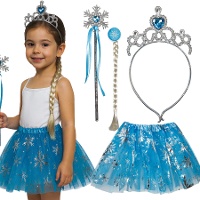 Conjunto de princesa de los hielos infantil