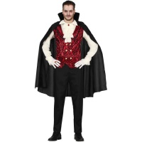 Disfraz de vampiro clásico con capa para hombre