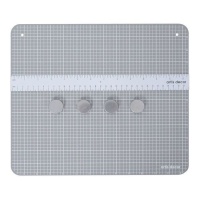 Base de corte magnética de 30,4 x 34,2 cm con 2 reglas y 4 imanes - Artis decor