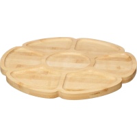 Plato de 30 cm fllor para aperitivos