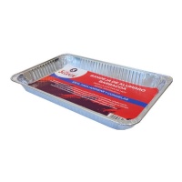 Envase de 52,5 x 32,5 x 5,5 cm desechable rectangular