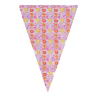 Manga pastelera de 30 cm desechable de huevos y flores - PME - 12 unidades