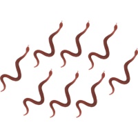 Serpiente de 9,5 cm - 8 unidades