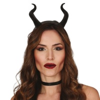 Diadema de cuernos de demonio