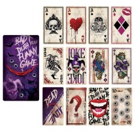 Juego de cartas grandes del Joker de 20 x 11 cm - 12 cartas