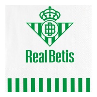 Servilletas de Real Betis Balompié de 16,5 cm - 20 unidades