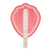 Molde para helados de fresa
