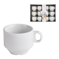 Taza de 90 ml de café de porcelana - 12 unidades