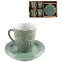 Taza de 220 ml de café hojas verde - 4 servicios