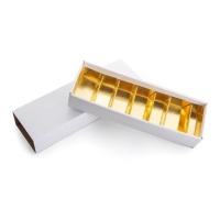 Caja de 24,5 x 7 x 4,5 cm para bombones Berlín