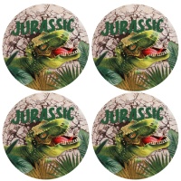 Pegatinas de Dinosaurios Jurassic de 5 cm - 16 unidades