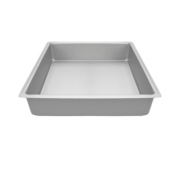 Molde cuadrado de 30 x 30 x 7,5 cm de aluminio - Decora