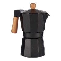 Cafetera italiana 6 tazas con asa de madera - Kinvara