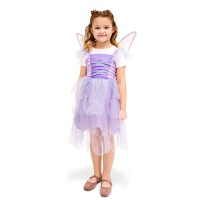 Disfraz de hada violeta para niña