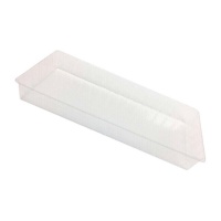 Molde de plástico para turrón y chocolate de 17,5 x 7,5 x 2,5 cm