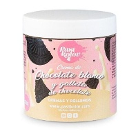 Crema de chocolate blanco y galleta de chocolate de 300 gr