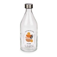 Botella de 1 L Sunrise con tapón de acero