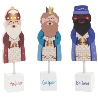 Figura de Reyes Magos con su nombre de 16 cm surtidos - 1 unidad