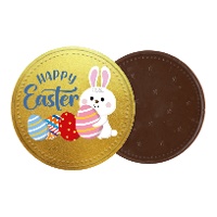 Moneda de chocolate de Pascua de 7,8 cm de 26 gr