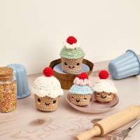 Kit de Amigurumis - Cupcakes - DMC
