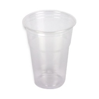 Vasos de 300 ml de plástico transparente - 50 unidades