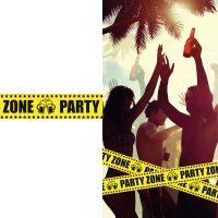 Cinta policial de party zone de 6 m