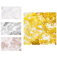 Confetti de Love metalizado de 14 gr