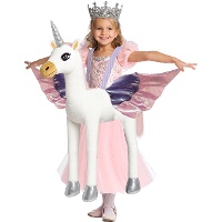 Disfraz de unicornio infantil con cintas para colgar