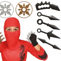 Set de armas ninja - 10 unidades