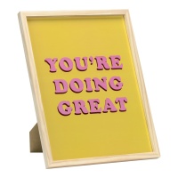 Marco para foto de 30 x 40 cm You're Doing Great