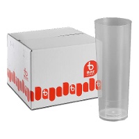 Vasos de 300 ml de plástico transparente de tubo - 500 unidades